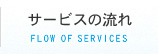 サービスの流れ FLOW OF SERVICES